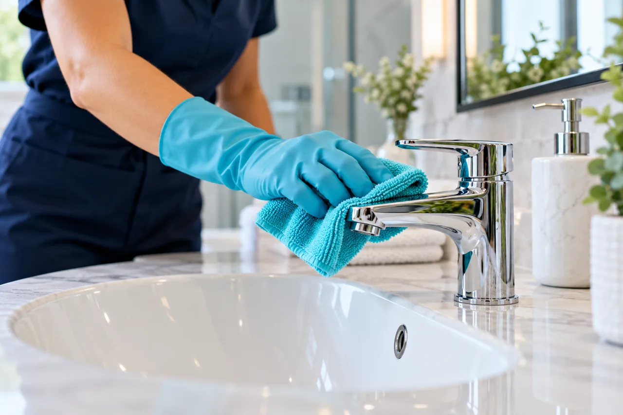 Deep cleaning illustration